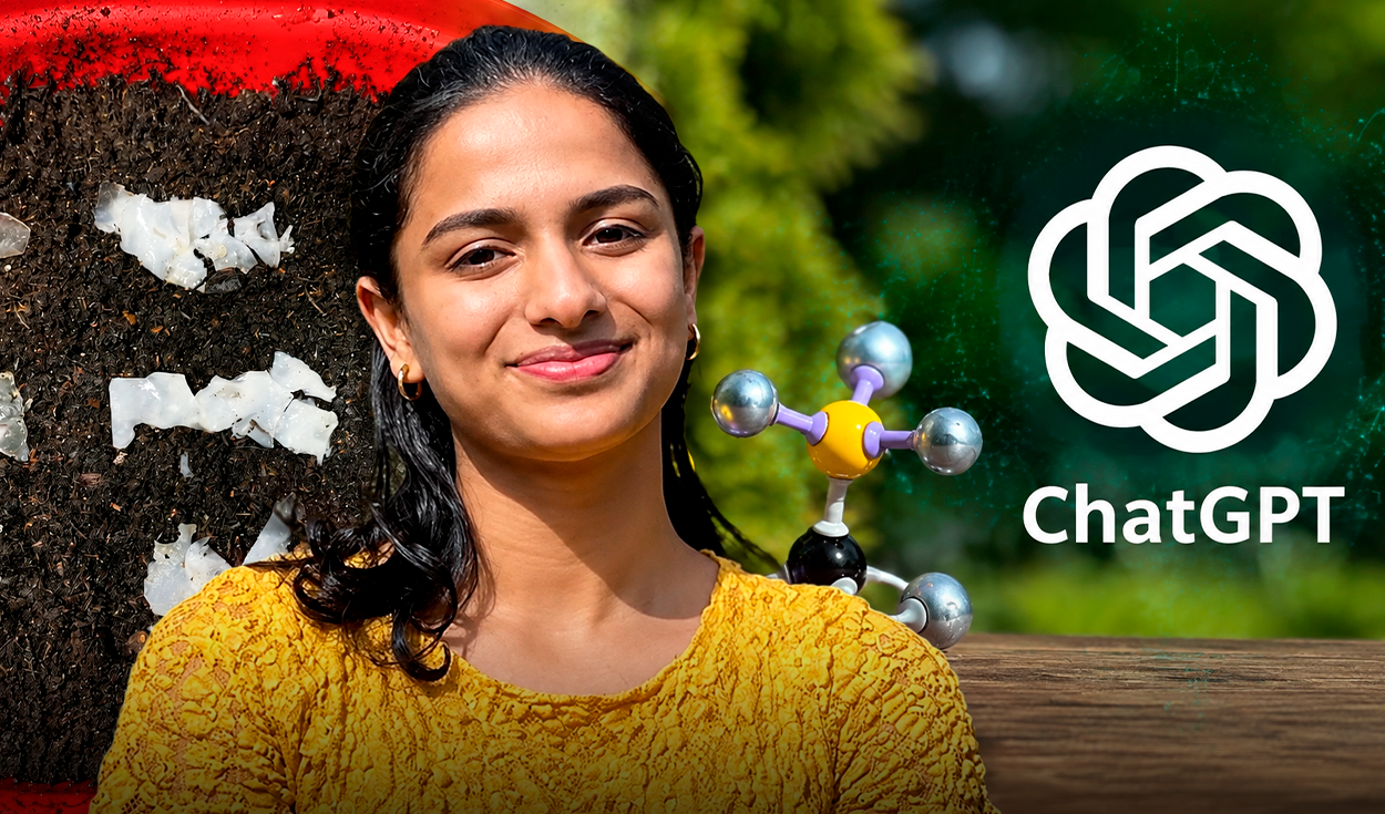 La joven de 18 años que sorprendió al usar ChatGPT para lograr un invento impresionante contra los microplásticos: ganó más de US$12.000 por su creación