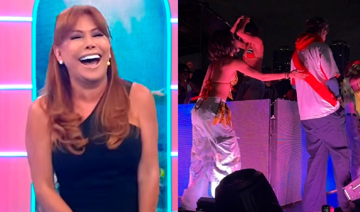 Magaly Medina se burla de Korina Rivadeneira por desplante de cantante de Rawayana en pleno concierto: “¡Qué roche!”