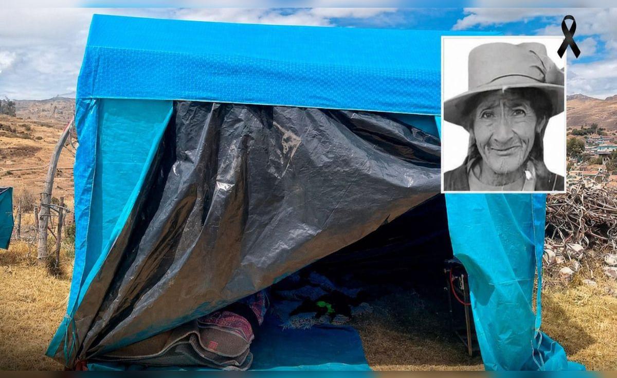 Abuelita murió de neumonía en carpa que su hijo le compró para que duerma tras sismo en Junín