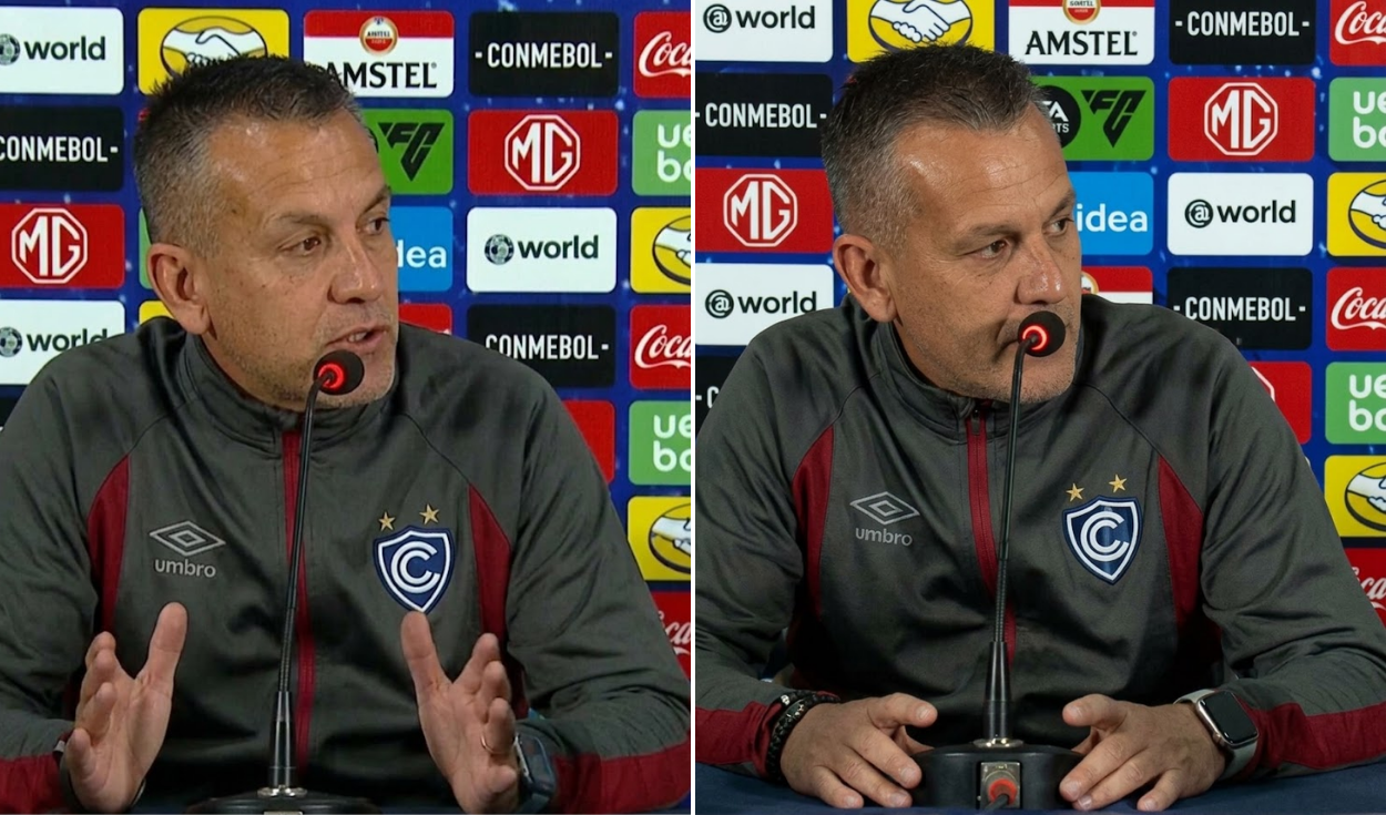 Horacio Melgarejo protagoniza tenso momento con periodista tras triunfo de Cienciano: “Te voy a corregir”