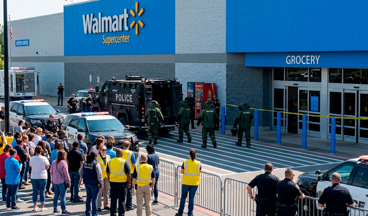 Alerta máxima en Walmart | Hombre amenaza a clientes con poner una bomba y dispararles: ¿Lograron atraparlo?